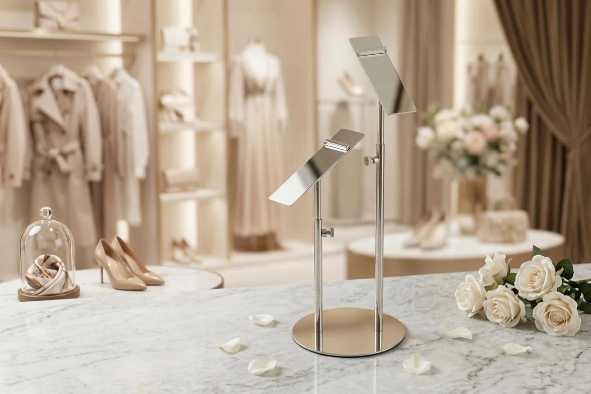 Using Adjustable High Heel Display Risers to Improve Boutique Display