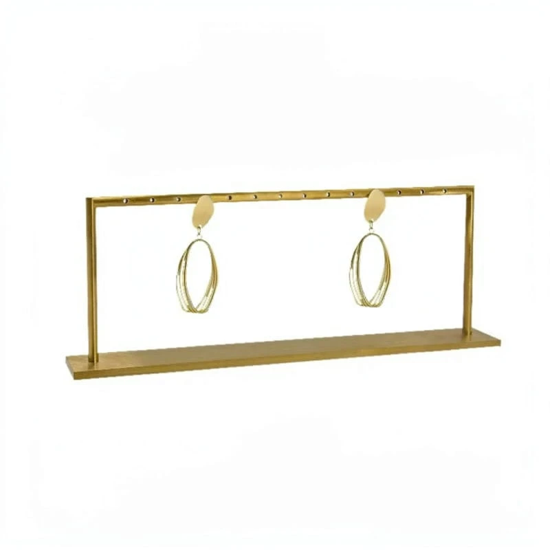 Présentoir à Boucles d'Oreilles Style Pont en Or pour Plusieurs Paires