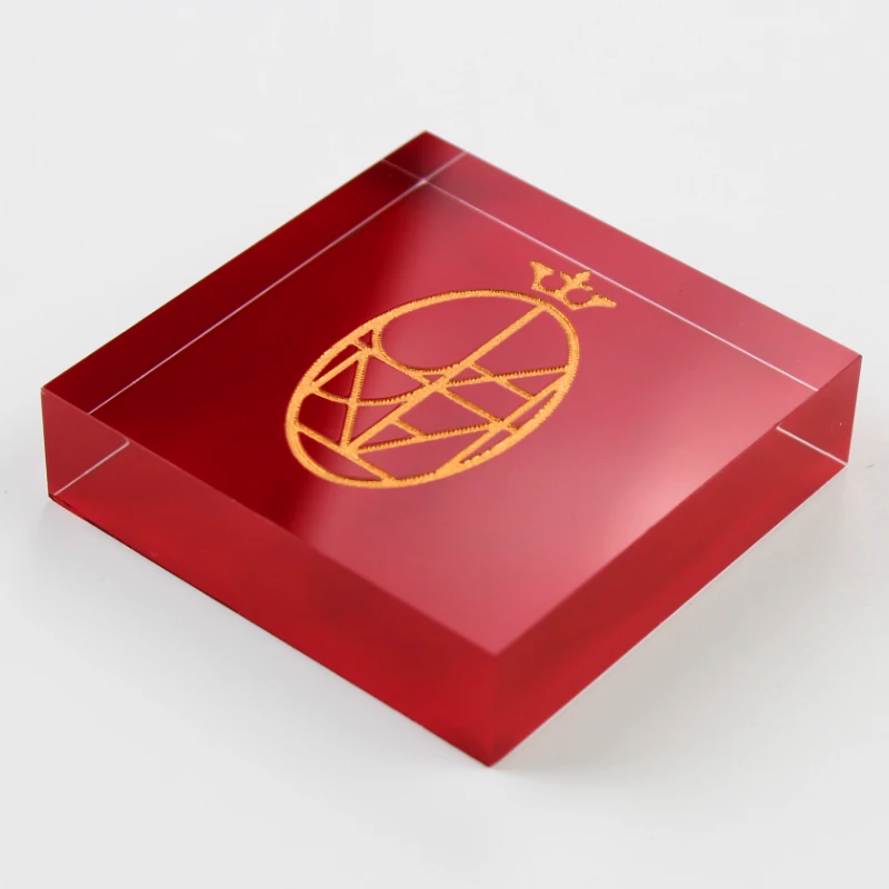 Right angled-cornered Clear Colored Acrylic Cube