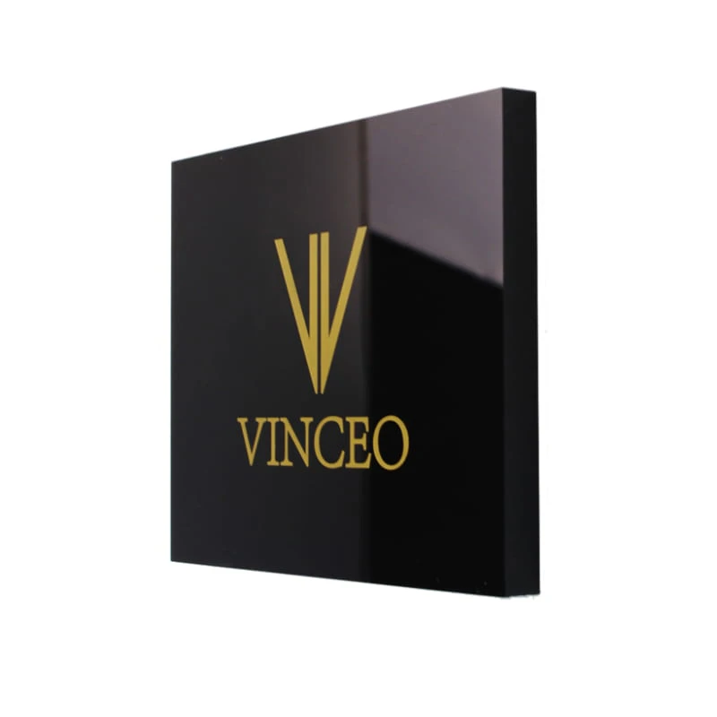 Silk Printing Single Color Logo Printing Acrylic Block