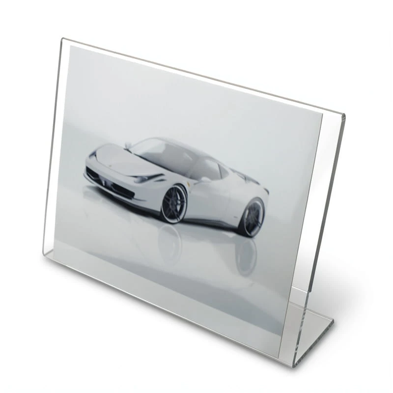 Simple L-shape Tabletop Sign Holder
