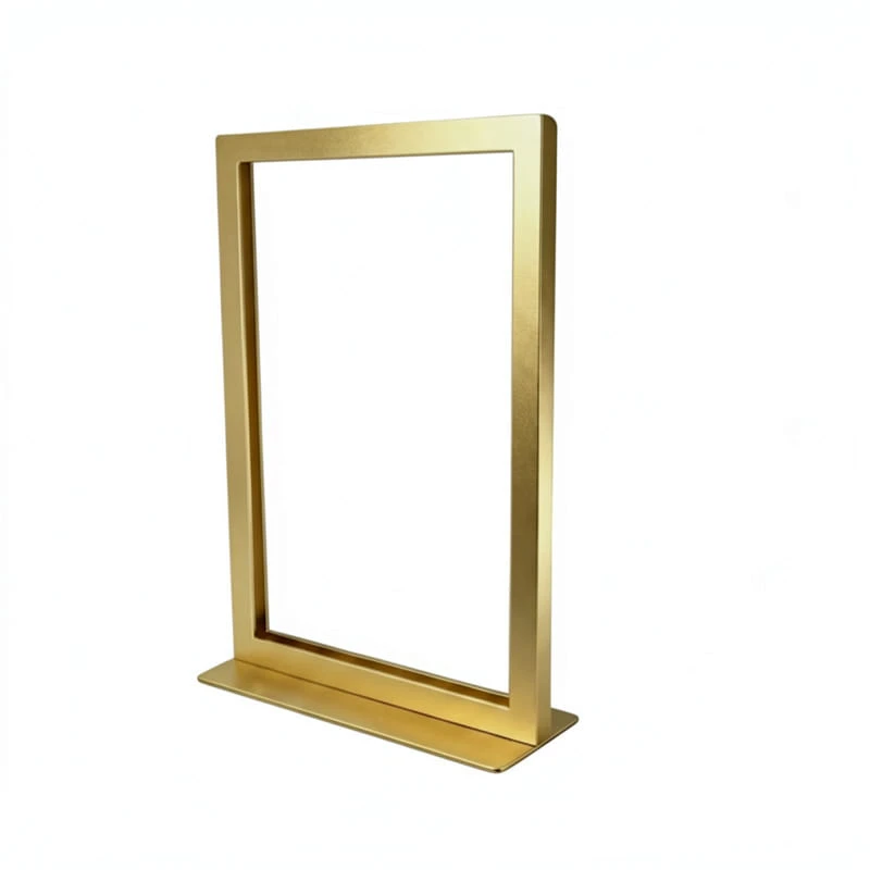 A5 T-shape Metal Display Stand for Retail Counters